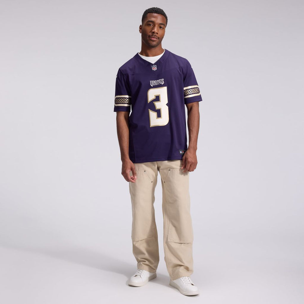 Minnesota Vikings Jordan Addison Nike 2026 Rivalries Collection Stitched Limited Jersey - Purple