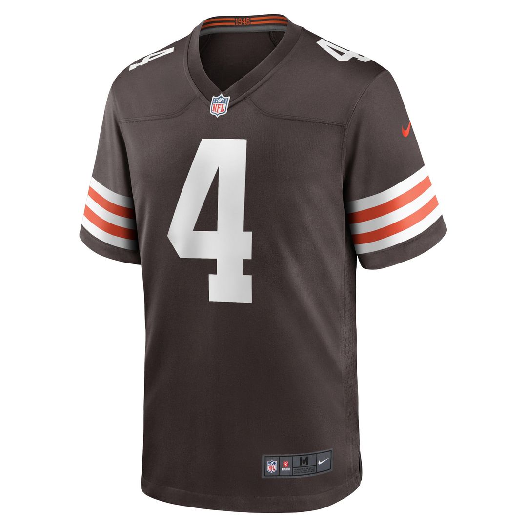 Cleveland Browns Deshaun Watson Nike Game Jersey - Brown