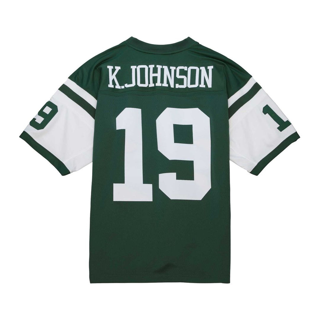 New York Jets Keyshawn Johnson Mitchell & Ness Legacy Replica Jersey - Kelly Green