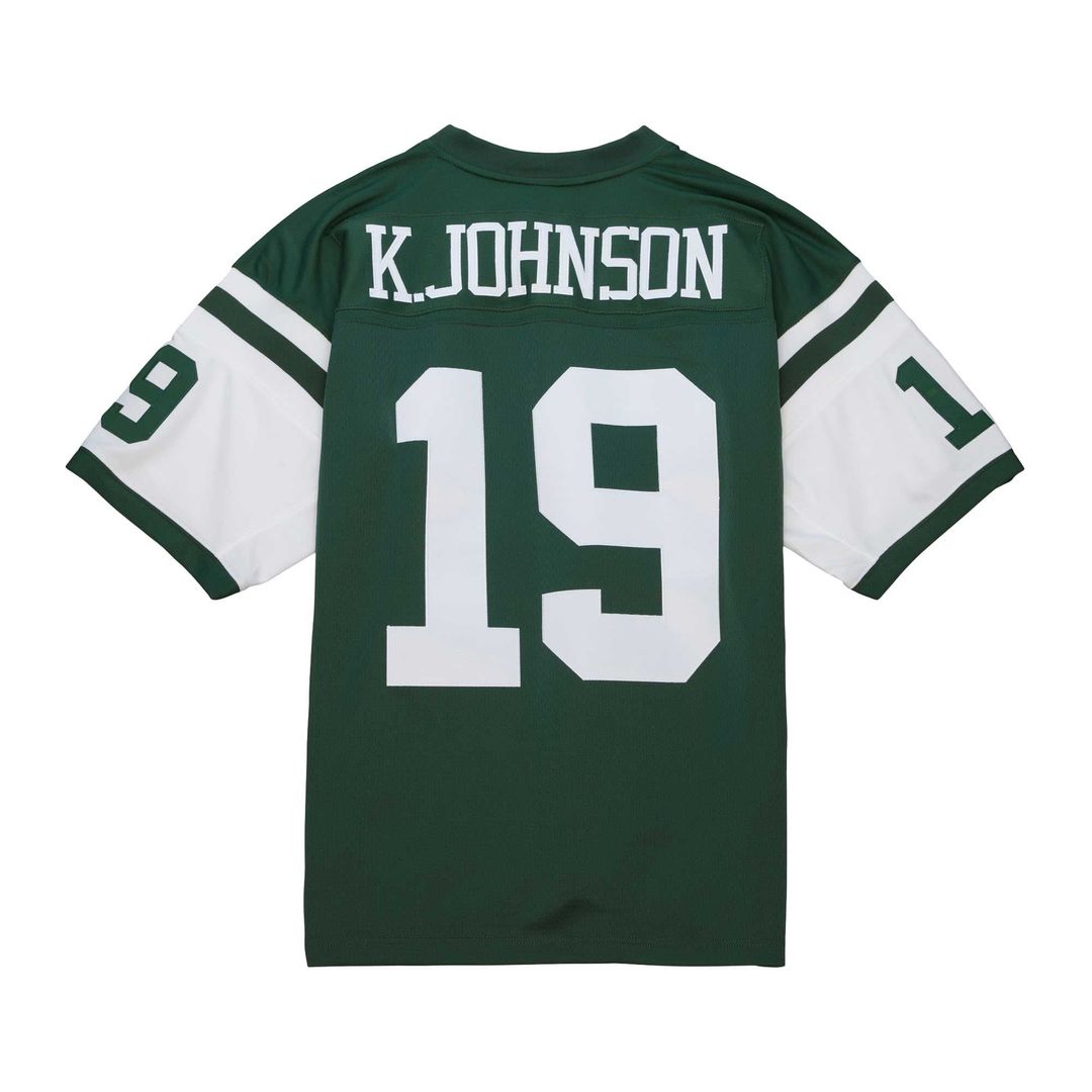 New York Jets Keyshawn Johnson Mitchell & Ness Legacy Replica Jersey - Kelly Green