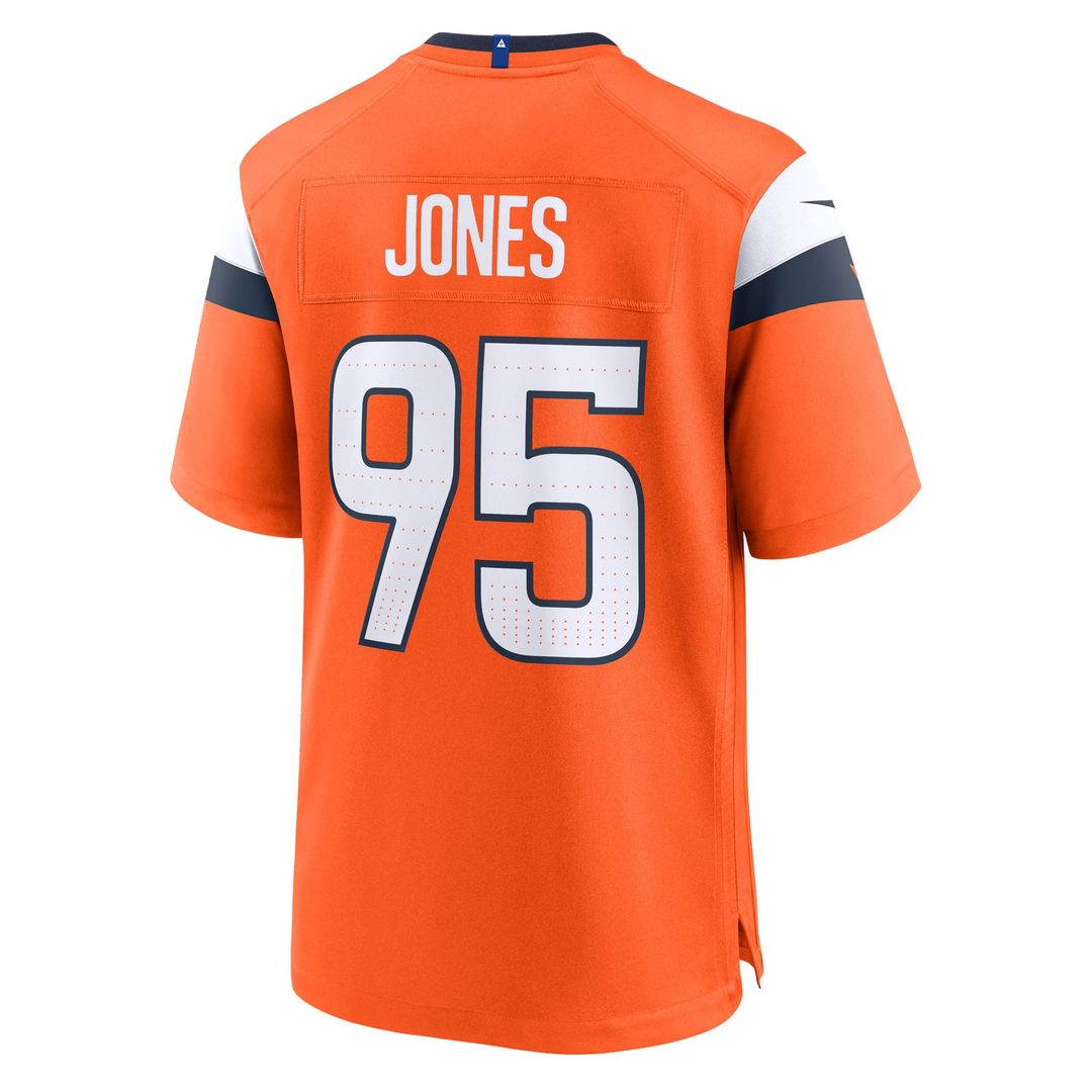 Denver Broncos Sai'vion Jones Nike Team Game Jersey - Orange