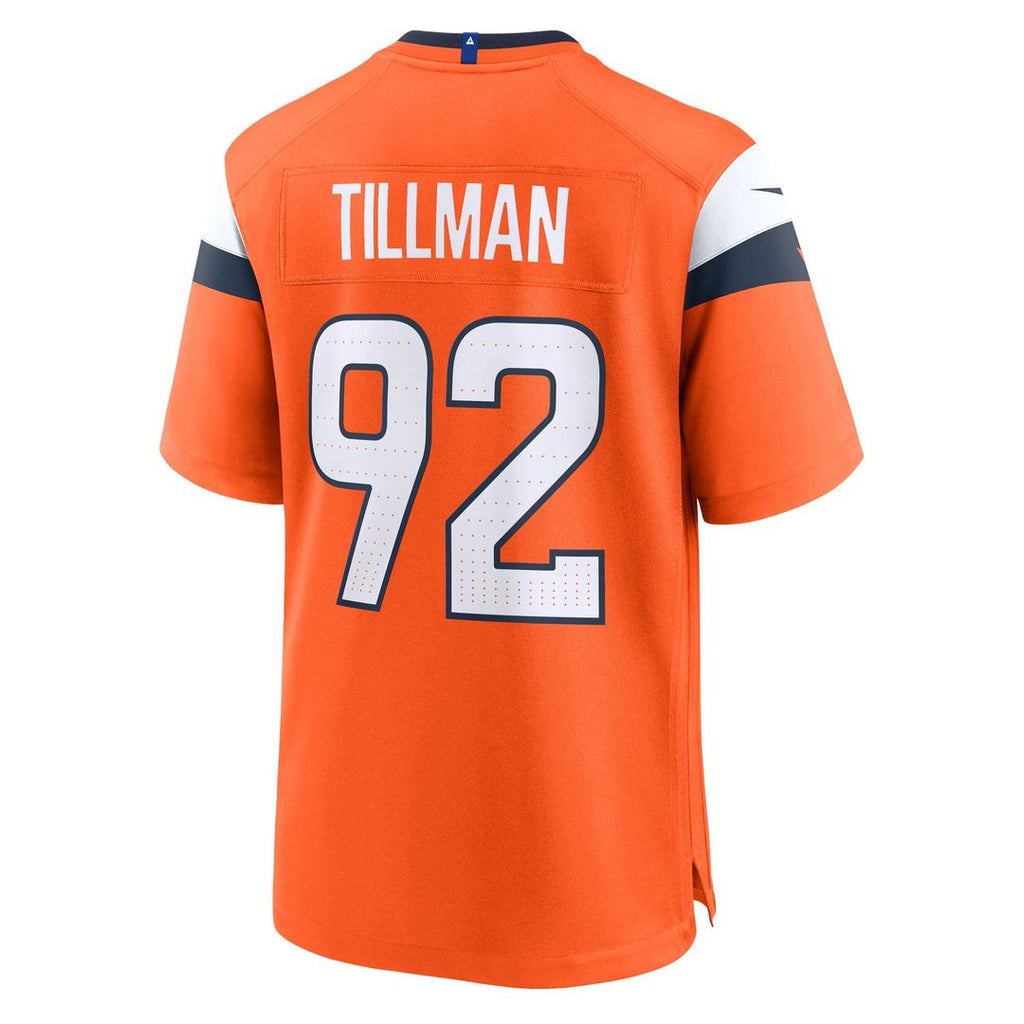 Denver Broncos Dondrea Tillman Nike Team Game Jersey - Orange