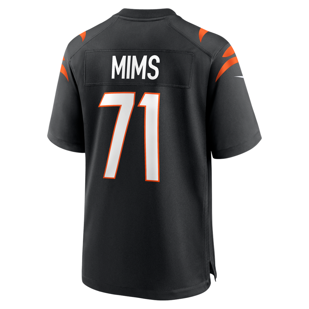 Cincinnati Bengals Amarius Mims Nike Player Game Jersey - Black