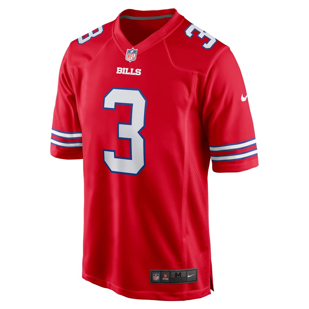Buffalo Bills Damar Hamlin Nike Alternate Game Jersey - Red