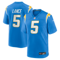 Los Angeles Chargers Trey Lance Nike Team Game Jersey - Powder Blue