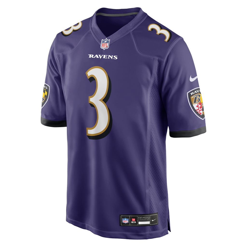 Baltimore Ravens Chidobe Awuzie Nike Team Game Jersey - Purple