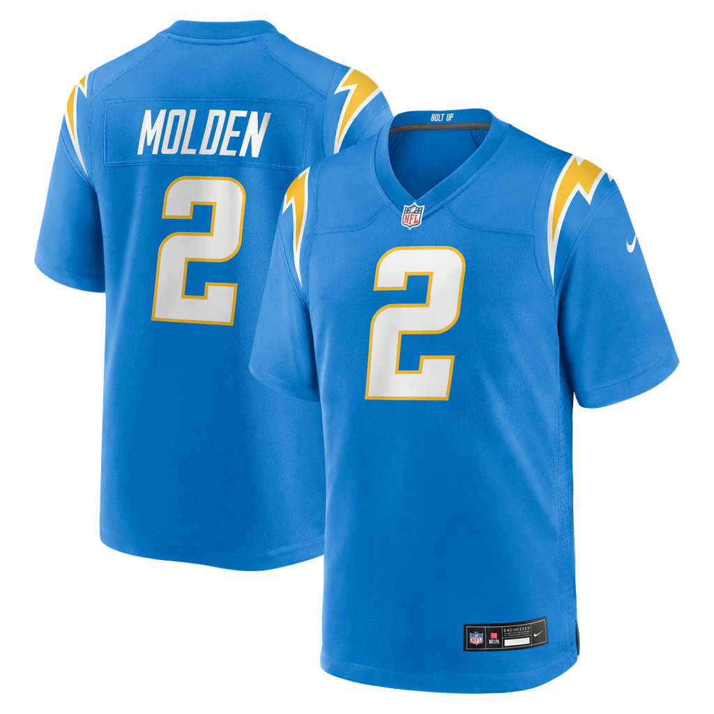 Los Angeles Chargers Elijah Molden Nike Team Game Jersey - Powder Blue