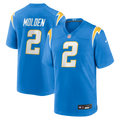 Los Angeles Chargers Elijah Molden Nike Team Game Jersey - Powder Blue