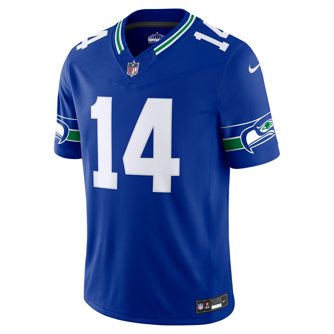 Seattle Seahawks Sam Darnold Nike Team Vapor F.U.S.E. Stitched Limited Jersey - College Navy