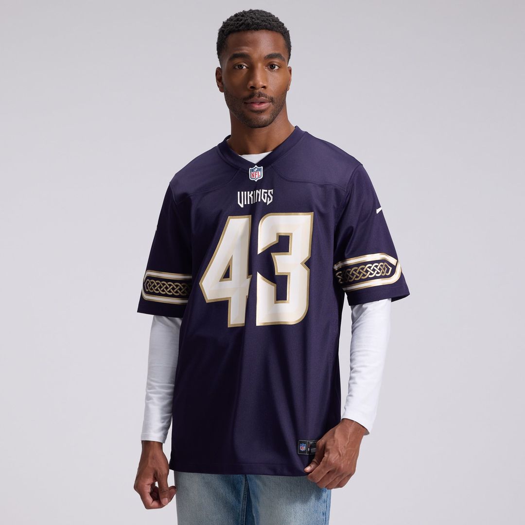 Minnesota Vikings Andrew Van Ginkel Nike 2026 Rivalries Collection Game Jersey - Purple