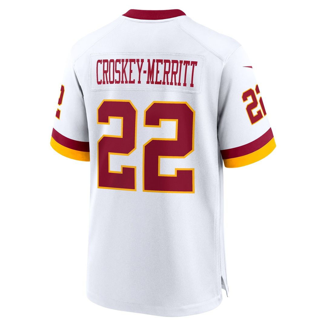 Washington Commanders Jacory Croskey-Merritt Nike Game Super Bowl Era Jersey - White