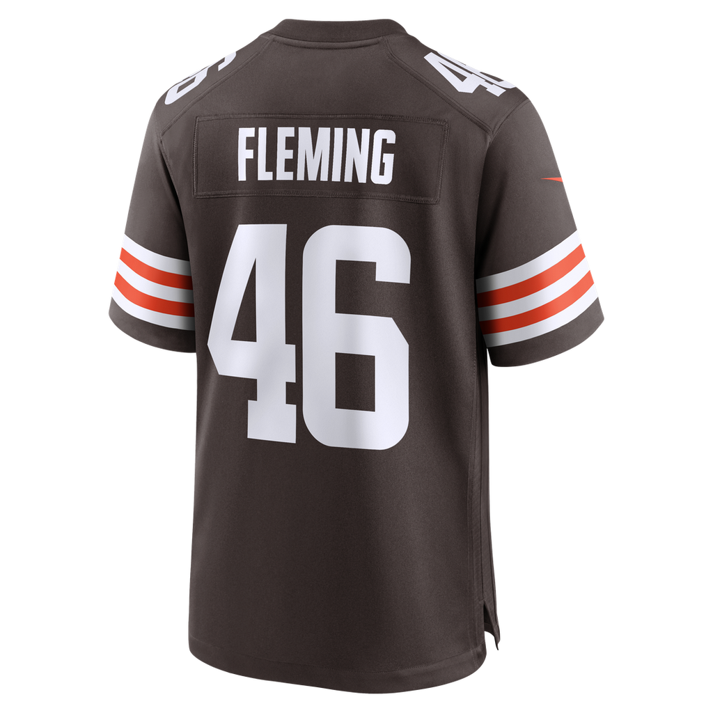 Cleveland Browns Don Fleming Nike Retired Player Jersey - Brown