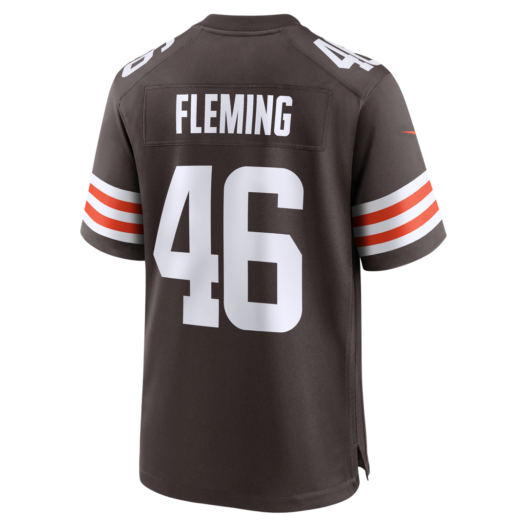Cleveland Browns Don Fleming Nike Retired Player Jersey - Brown