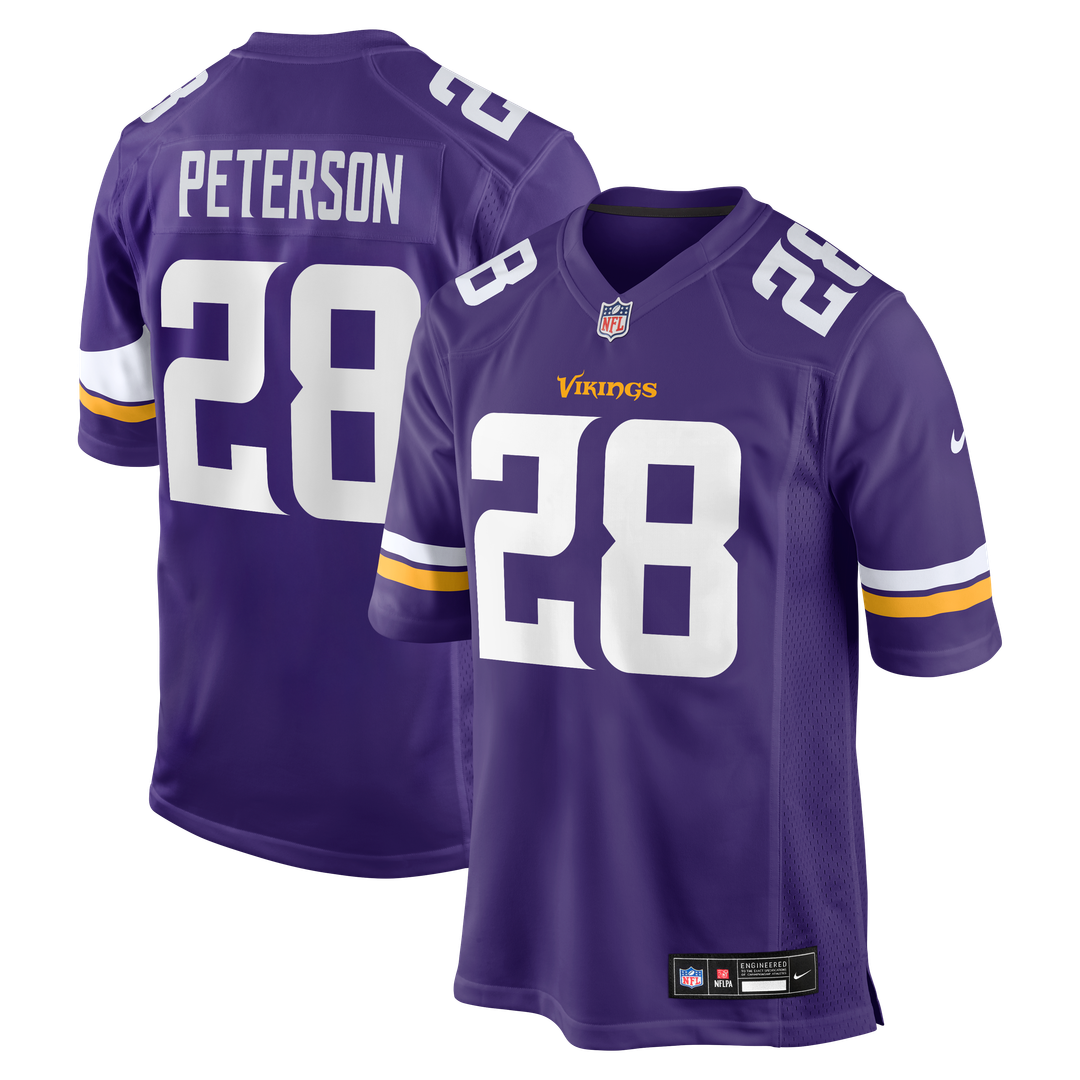 Minnesota Vikings Adrian Peterson Nike Team Retired Game Jersey - Purple