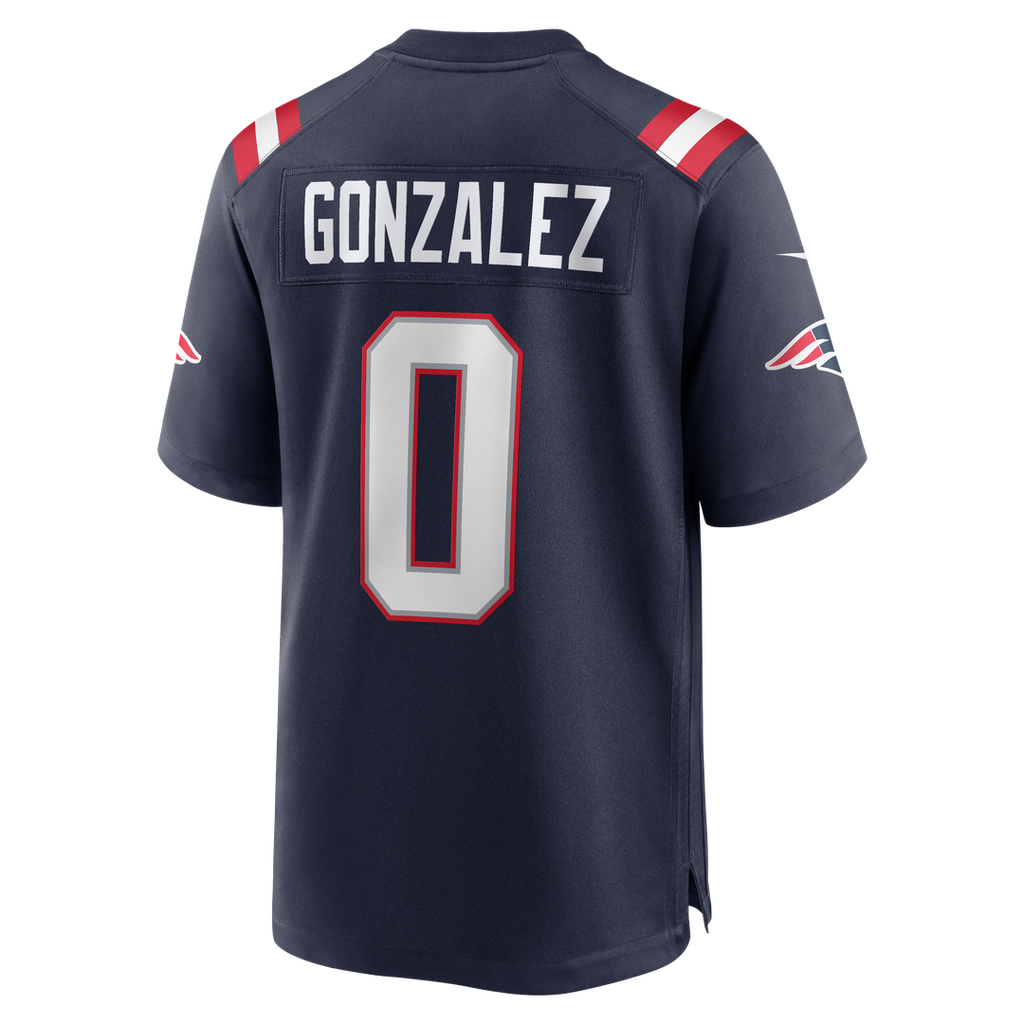 New England Patriots Christian Gonzalez Nike Game Jersey - White