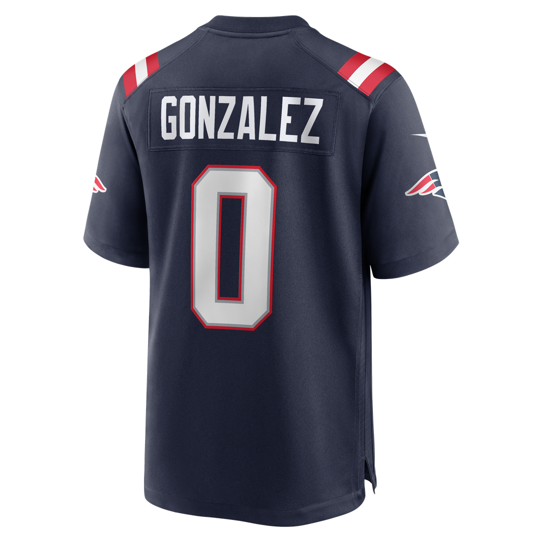 New England Patriots Christian Gonzalez Nike Game Jersey - White