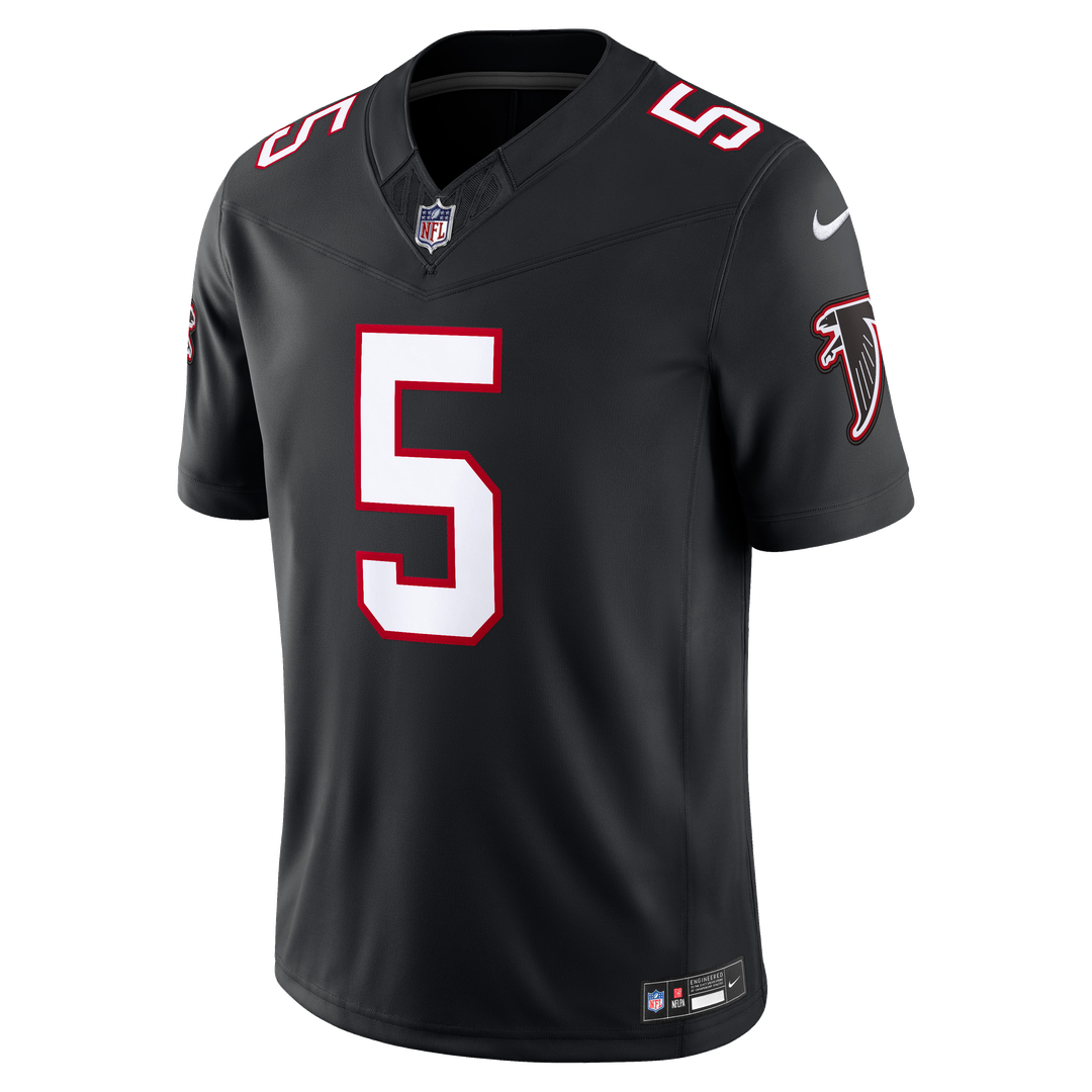 Atlanta Falcons Drake London Nike Alternate Throwback Vapor F.U.S.E. Stitched Limited Jersey - Black
