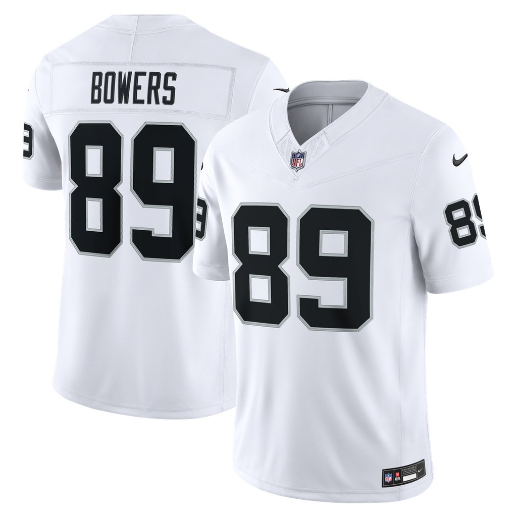 Las Vegas Raiders Brock Bowers Nike Vapor F.U.S.E. Stitched Limited Jersey - White