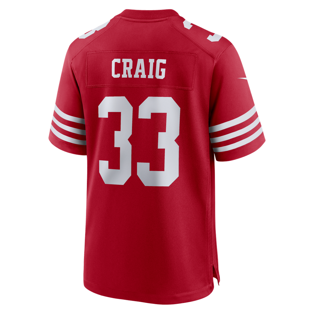 San Francisco 49ers Roger Craig Nike Team Retired Game Jersey - Scarlet