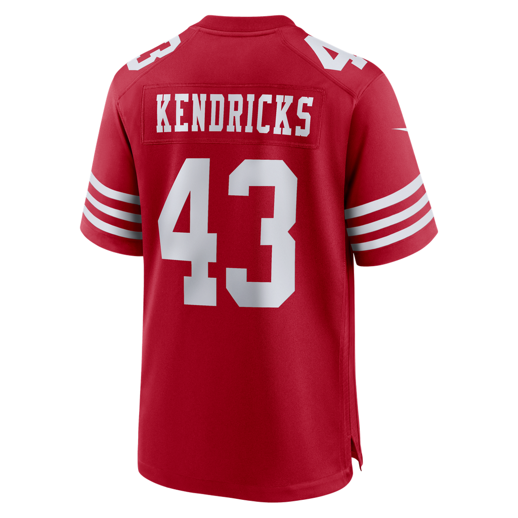 San Francisco 49ers Eric Kendricks Nike Team Game Jersey - Scarlet