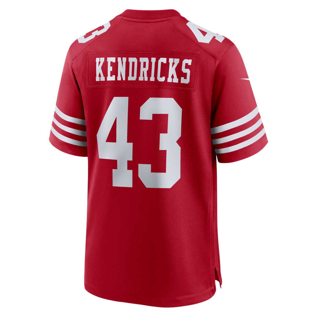 San Francisco 49ers Eric Kendricks Nike Team Game Jersey - Scarlet