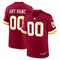 Washington Commanders Nike Custom Game Jersey - Burgundy