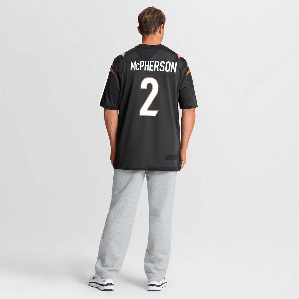 Cincinnati Bengals Evan McPherson Nike Game Jersey - Black