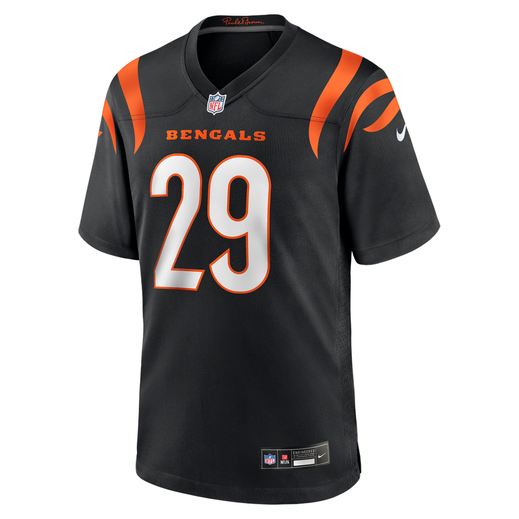 Cincinnati Bengals Kyle Dugger Nike Team Game Jersey - Black