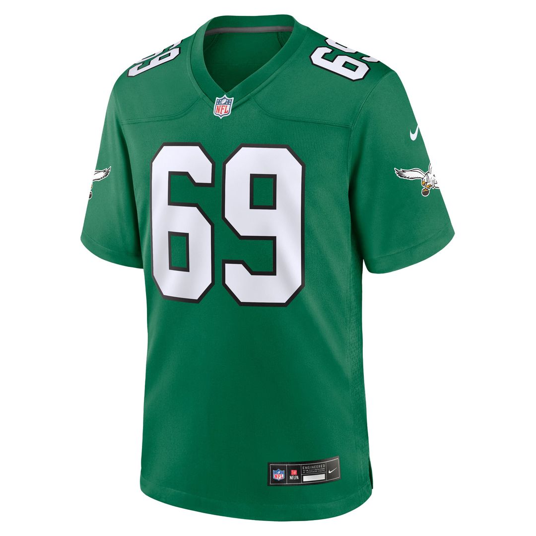Philadelphia Eagles Landon Dickerson Nike Alternate Game Jersey - Kelly Green