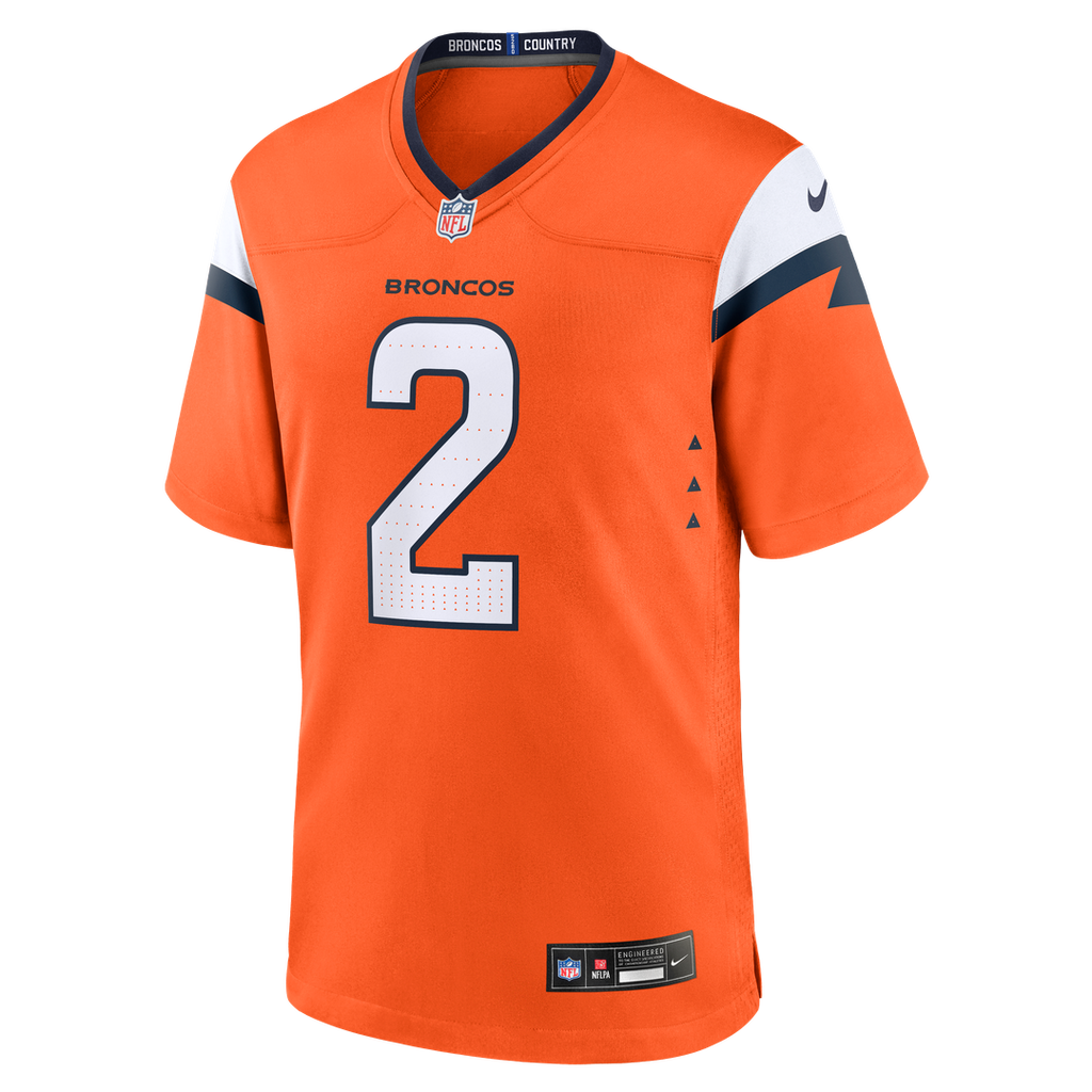 Denver Broncos Patrick Surtain II Nike Team Game Jersey - Orange