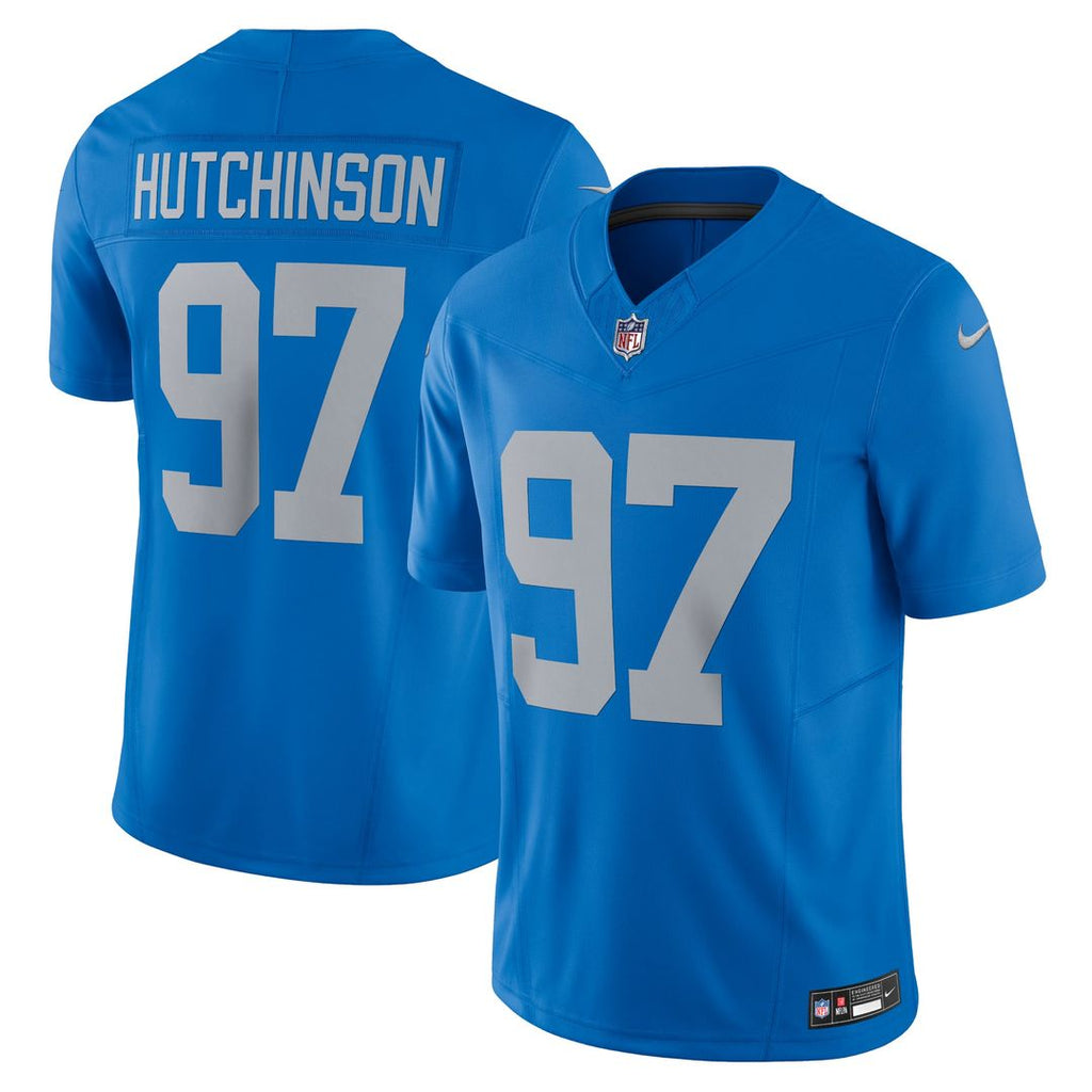 Detroit Lions Aidan Hutchinson Nike Vapor F.U.S.E. Alternate Limited Jersey - Blue