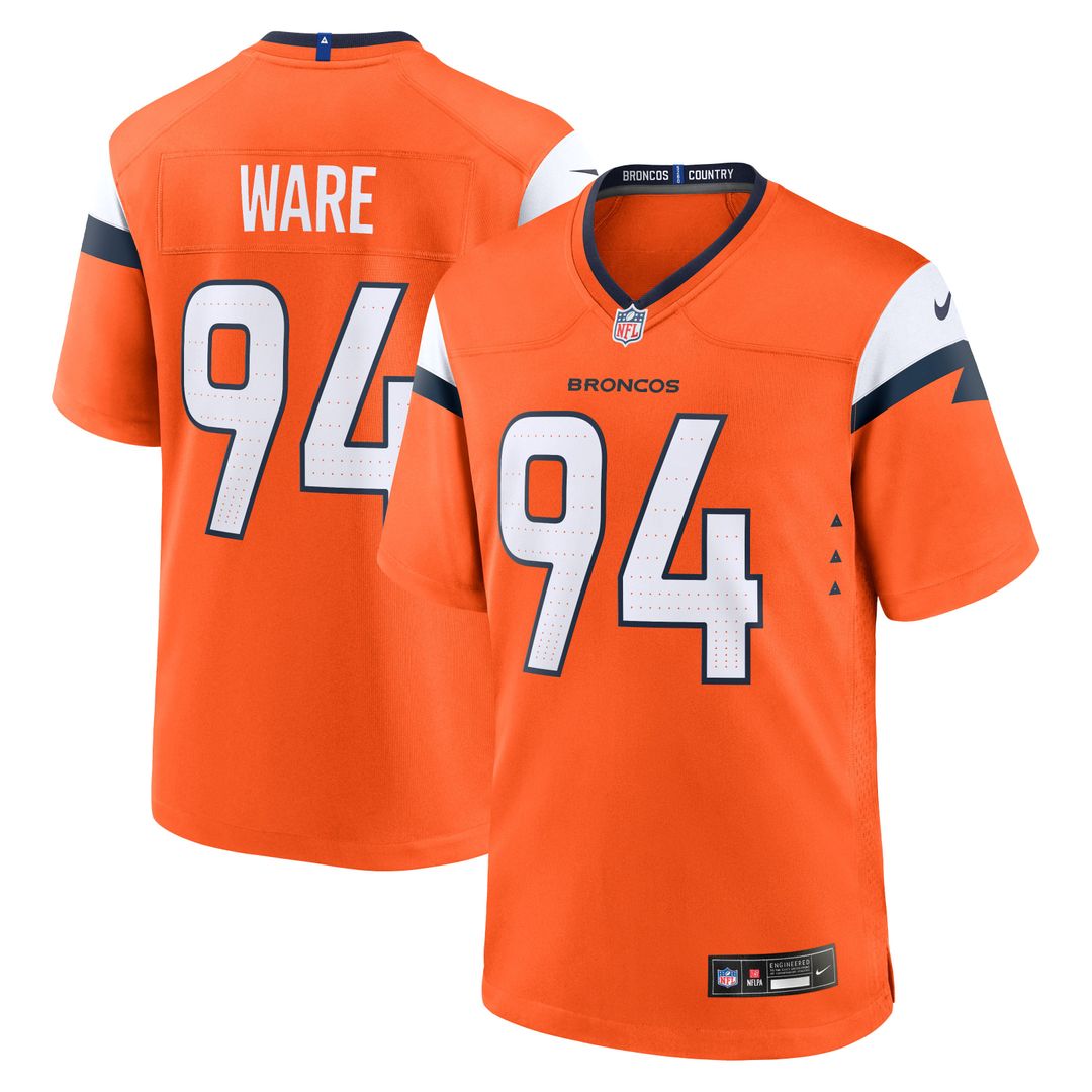 Denver Broncos DeMarcus Ware Nike Team Retired Game Jersey - Orange