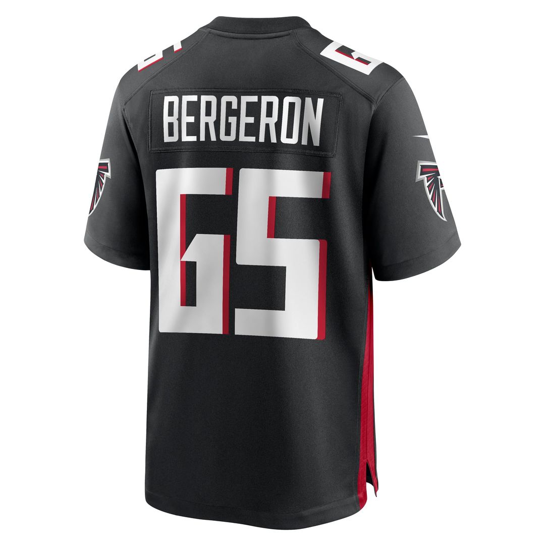 Atlanta Falcons Matthew Bergeron Nike Team Game Jersey - Black