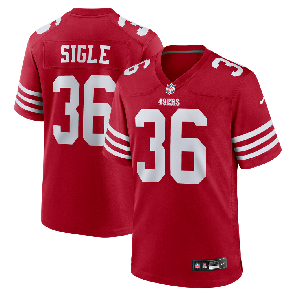 San Francisco 49ers Marques Sigle Nike Team Game Jersey - Scarlet