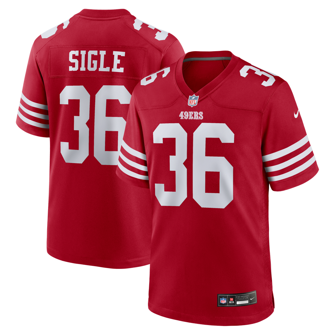 San Francisco 49ers Marques Sigle Nike Team Game Jersey - Scarlet