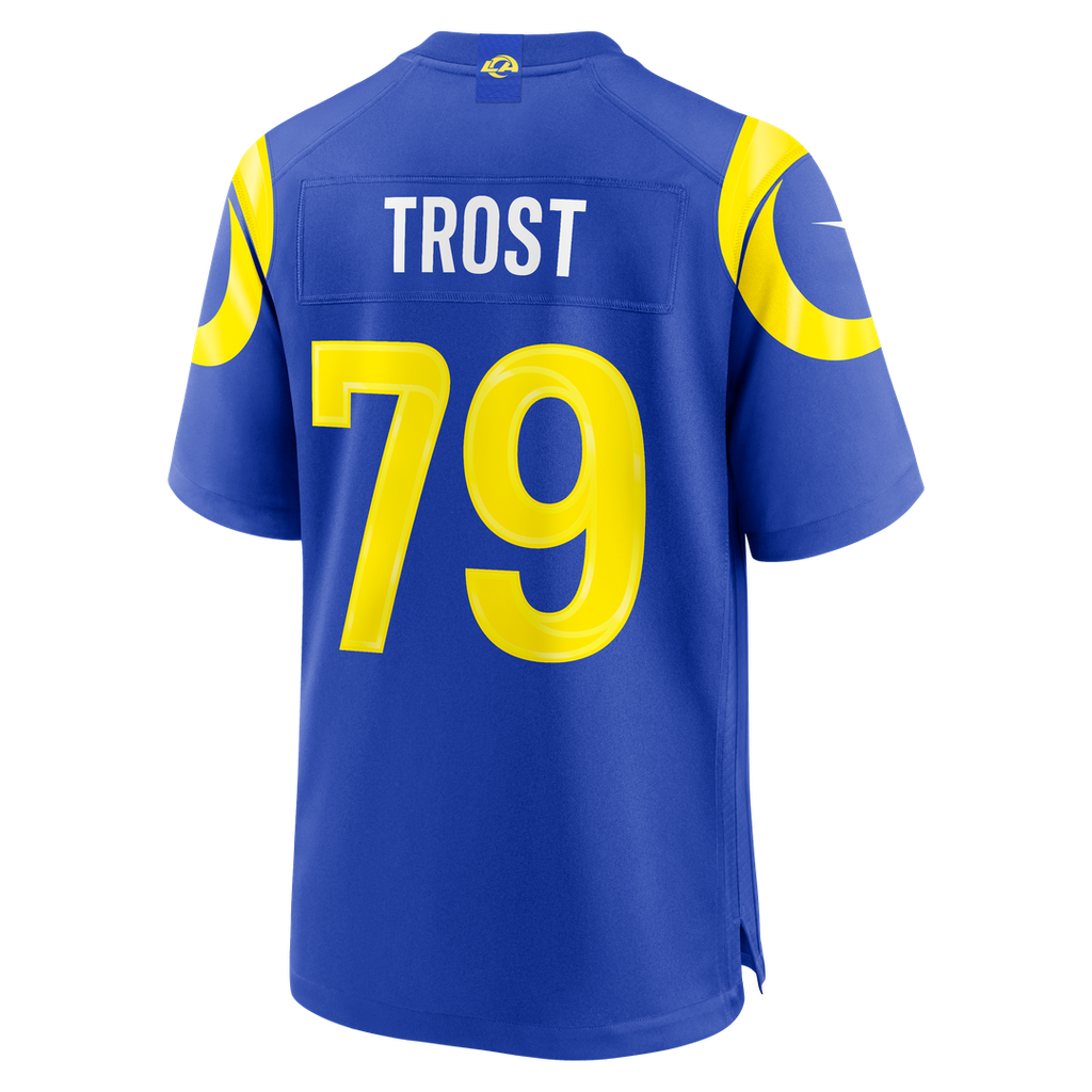 Los Angeles Rams Keagen Trost Nike Team Game Jersey - Royal