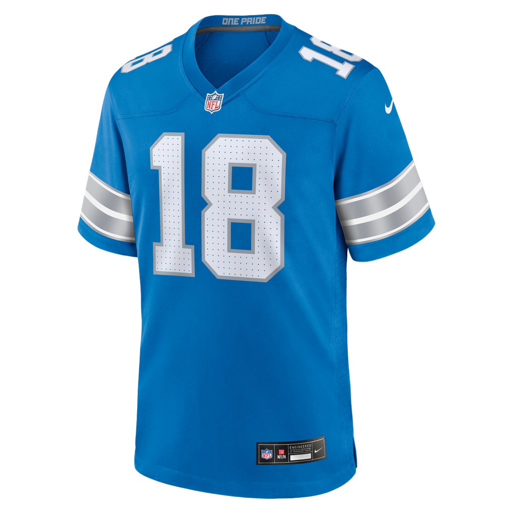 Detroit Lions Isaac TeSlaa Nike Alternate Game Player Jersey - Black