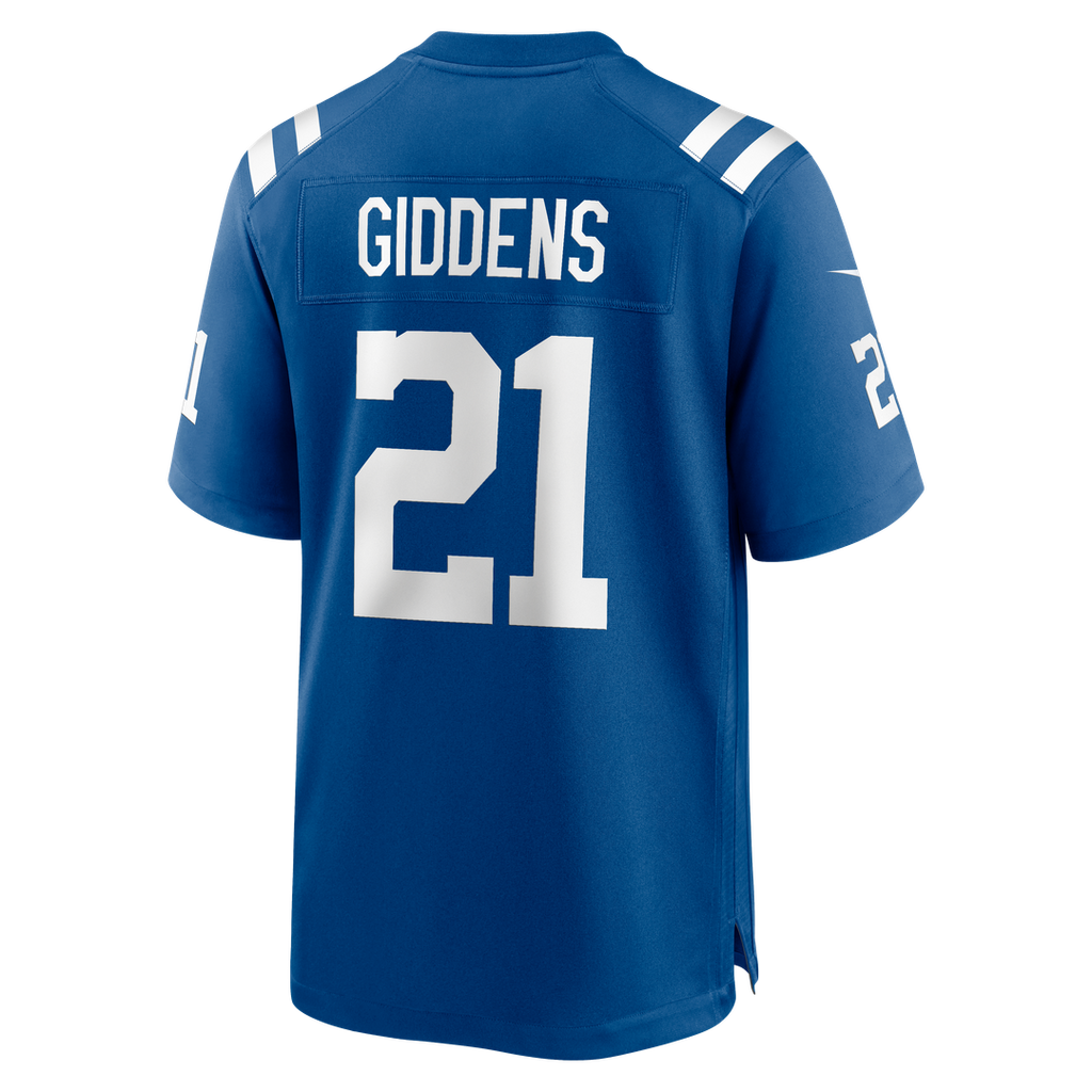 Indianapolis Colts DJ Giddens Nike Team Game Jersey - Royal