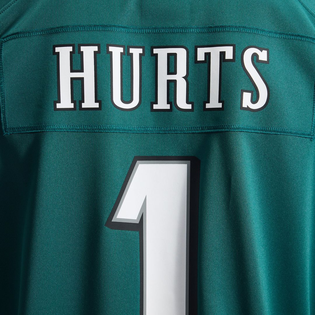Philadelphia Eagles Jalen Hurts Nike Team Game Jersey - Midnight Green