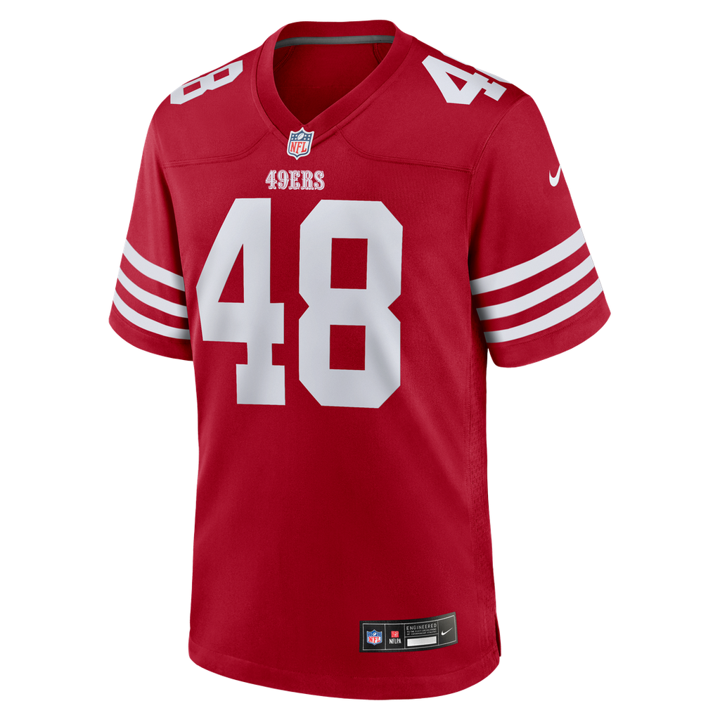 San Francisco 49ers Tatum Bethune Nike Game Jersey - Scarlet