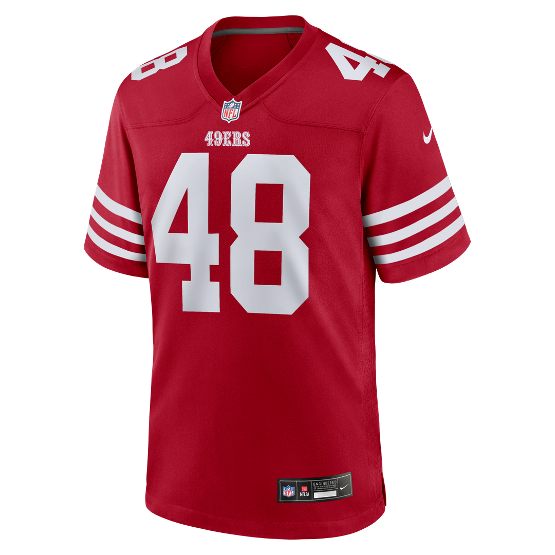 San Francisco 49ers Tatum Bethune Nike Game Jersey - Scarlet