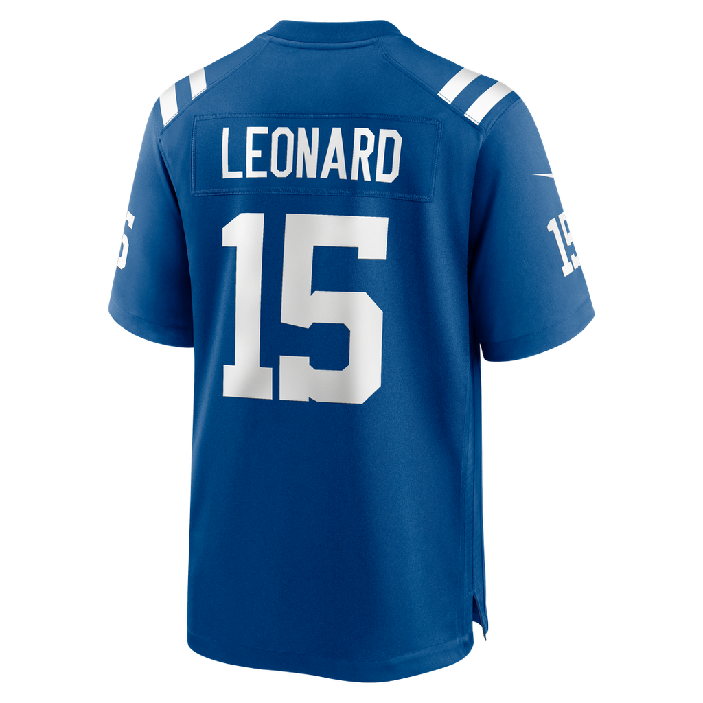 Indianapolis Colts Riley Leonard Nike Team Game Jersey - Royal
