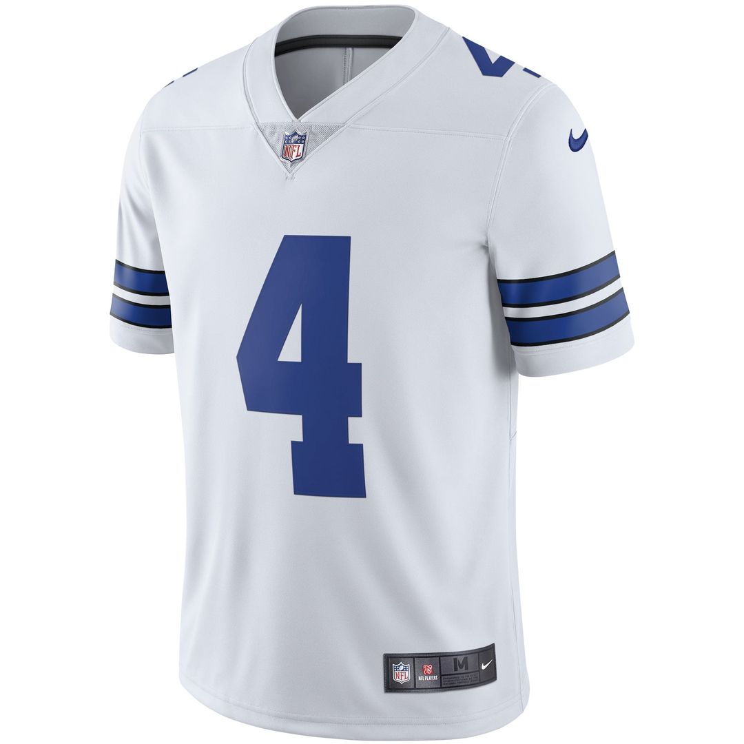 Dallas Cowboys Dak Prescott Nike Vapor Limited Player Jersey - White