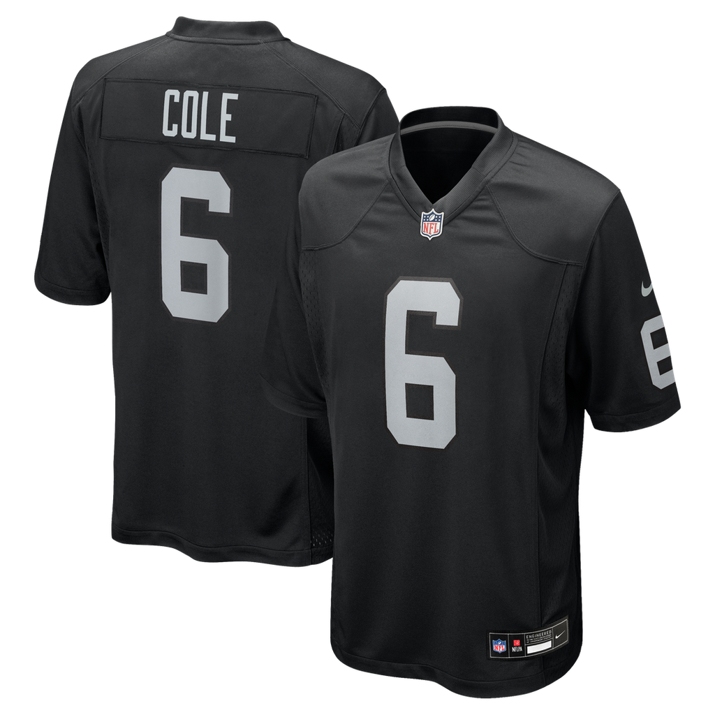 Las Vegas Raiders AJ Cole Nike Game Jersey - Black