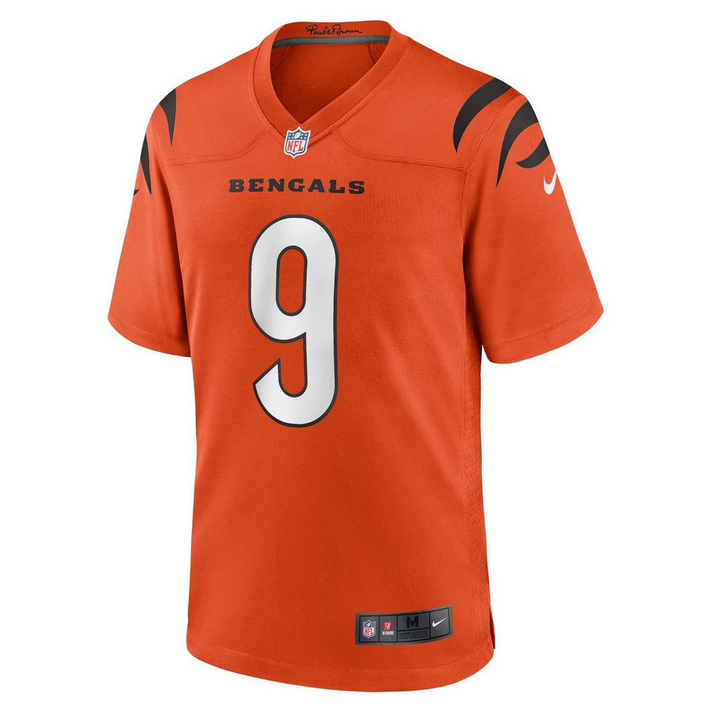 Cincinnati Bengals Joe Burrow Nike Alternate Game Jersey - Orange