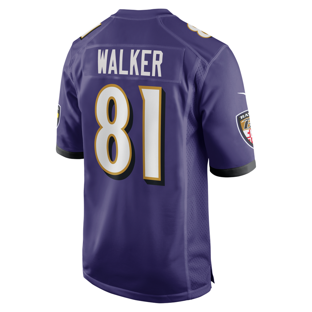 Baltimore Ravens Devontez Walker Nike Team Game Jersey - Purple