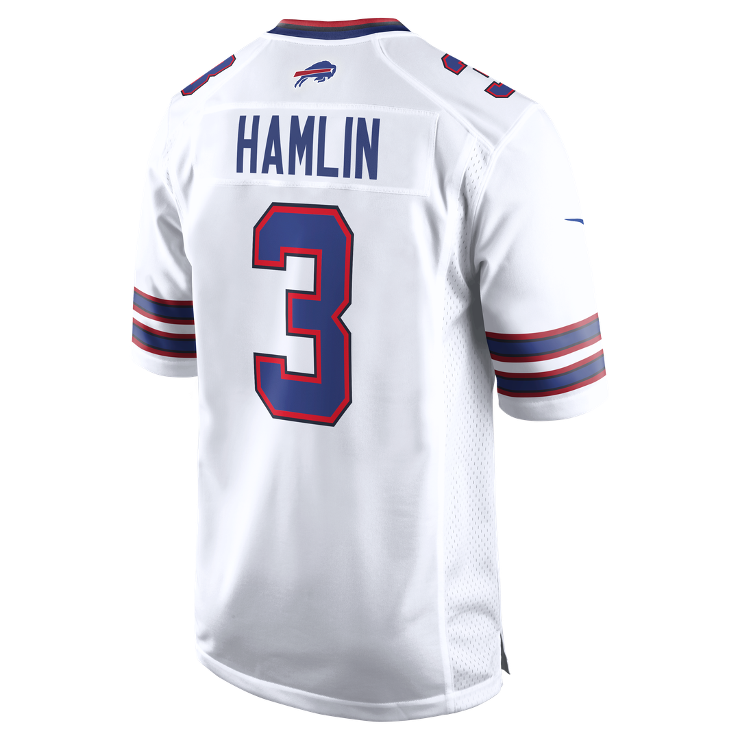 Buffalo Bills Damar Hamlin Nike Game Jersey - White