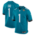 Jacksonville Jaguars Number 1 Dad Nike Game Jersey - Teal