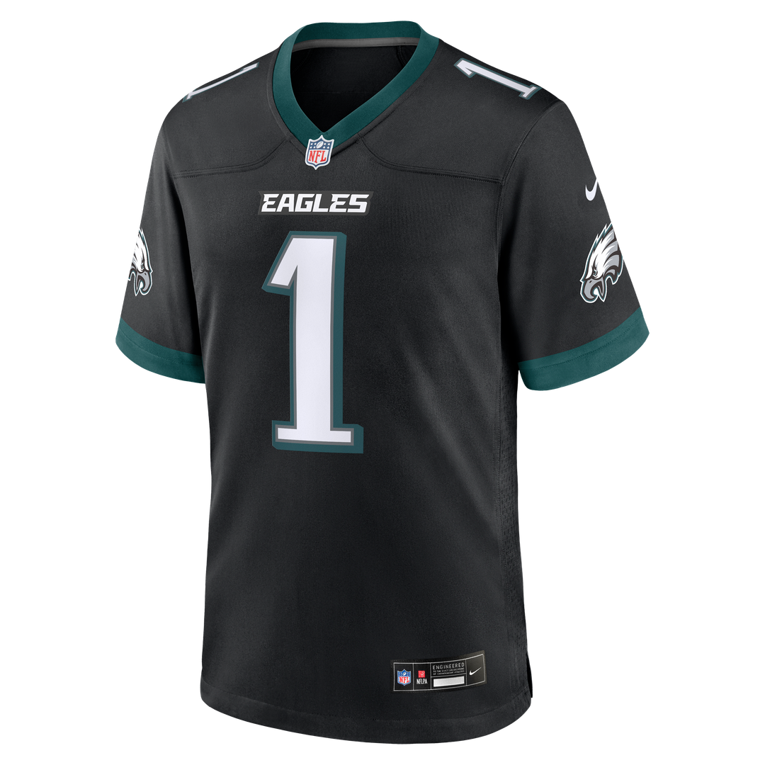 Philadelphia Eagles Jalen Hurts Nike Team Game Jersey - Midnight Green