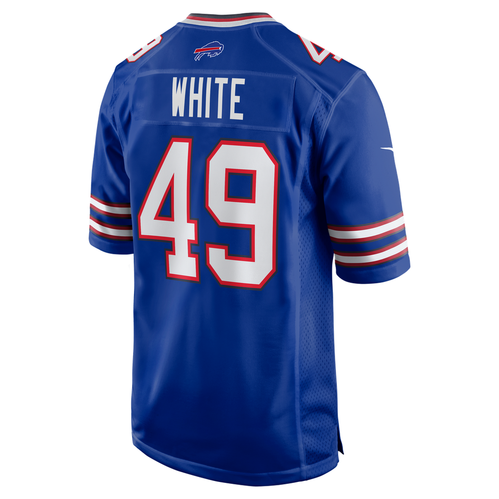 Buffalo Bills DaShaun White Nike Team Game Jersey - Royal